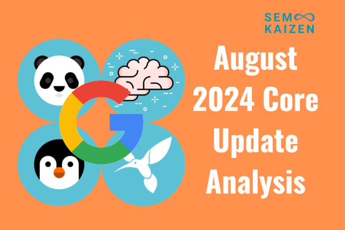 august 2024 core update analysis