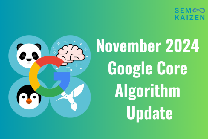 November 2024 google Core Update